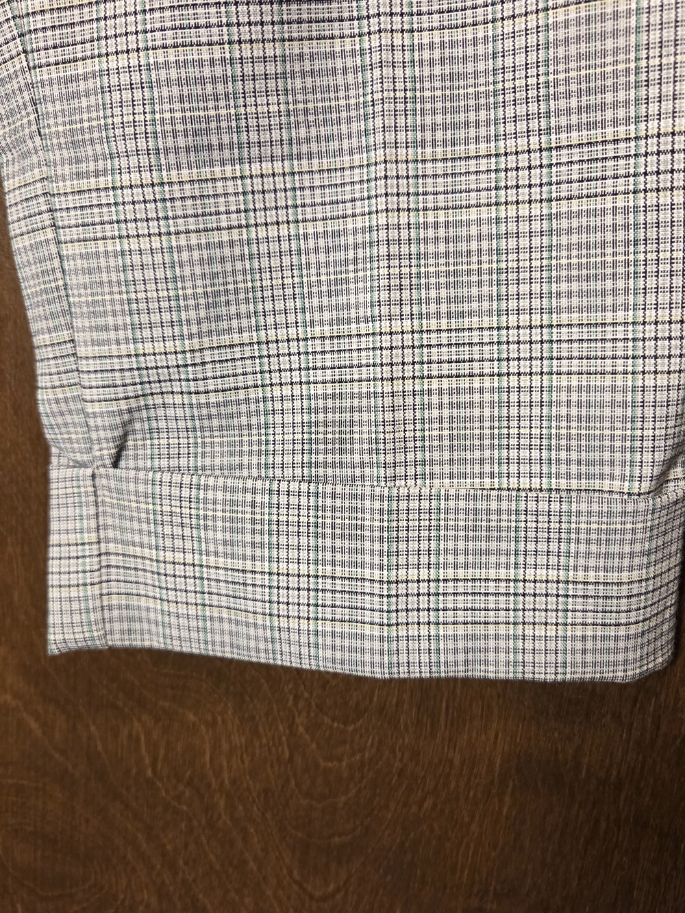 Grey Plaid Bermuda Shorts NWT - Picture 4 of 15